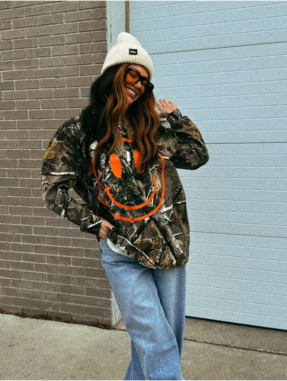 Dressed in Lala - The World Needs Your Magic Oversized Long Sleeve Camo Tee  S/M - Picture 3 of 6